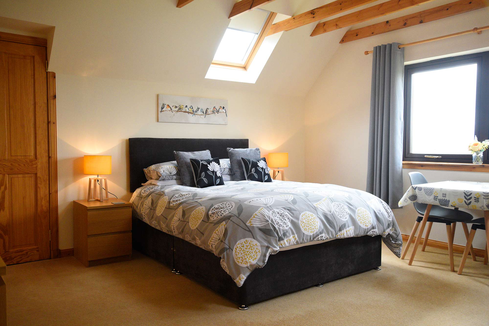 Our double room with stunning views on the Cuillins on Skye